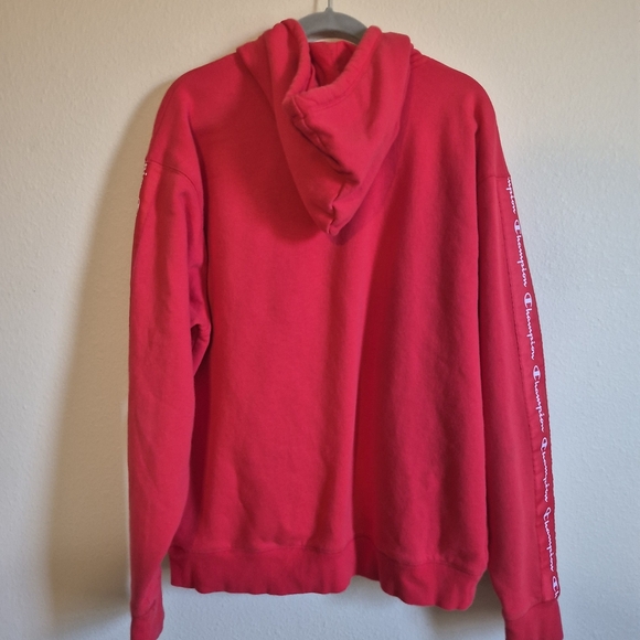 Champion Bold Red Men's Hoodie - Picture 5 of 7